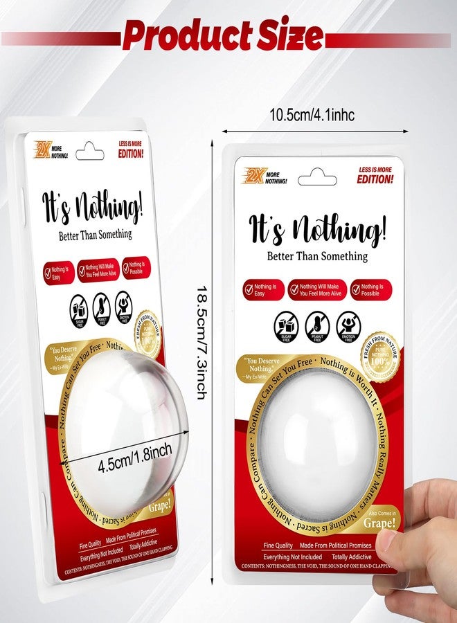 Simgoing It's Nothing Gag Gift Funny Christmas Prank Gift Box Hilarious Practical Jokes for The Person Who Has Everything Useless Gift for Xmas Stocking Stuffers Party Supplies - Image 2